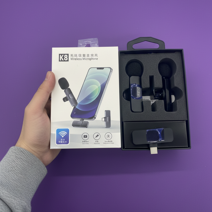 K8 Type-C Wireless Microphone