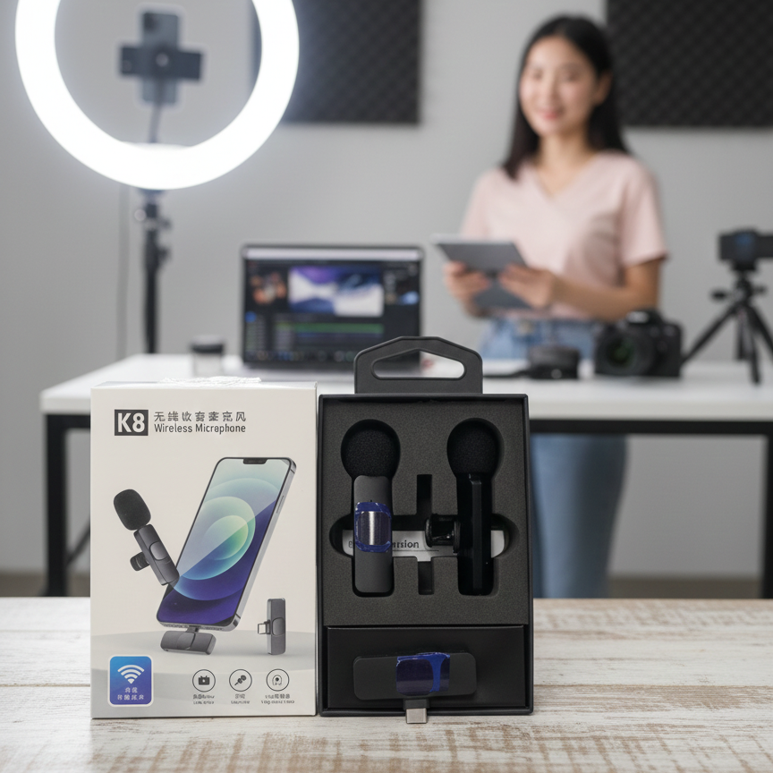 K8 Type-C Wireless Microphone
